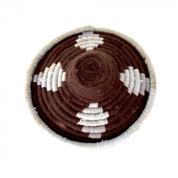 Boîte berbère bleu et brun