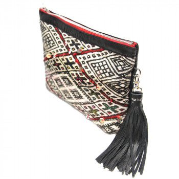 Kilim Clutch Saint-Germain red