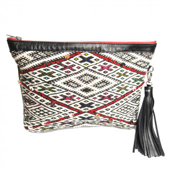 Trousse Kilim et cuir