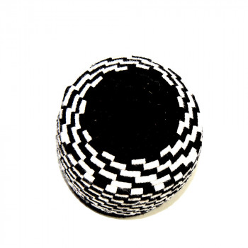 Boîte berbère noir et blanc