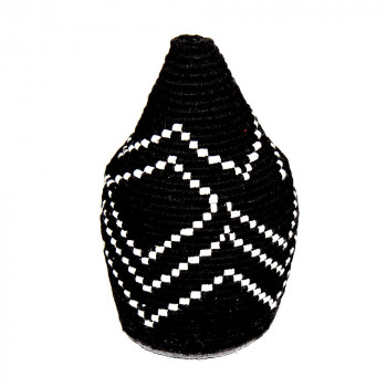 Boîte berbère noir et blanc