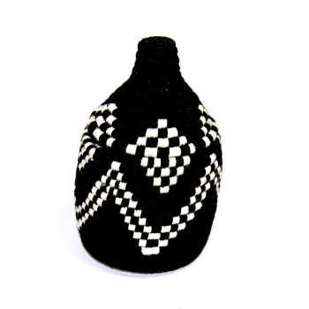 Boîte berbère noir et blanc