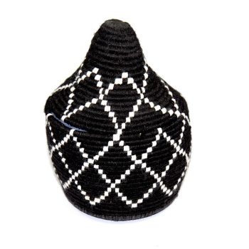 Boîte berbère noir et blanc