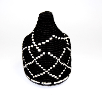 Boîte berbère noir et blanc