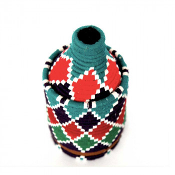 Boîte berbère multicolore
