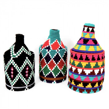 Boîte berbère multicolore