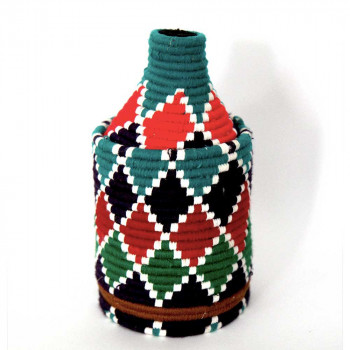 Boîte berbère multicolore