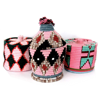 Boîte berbère rose