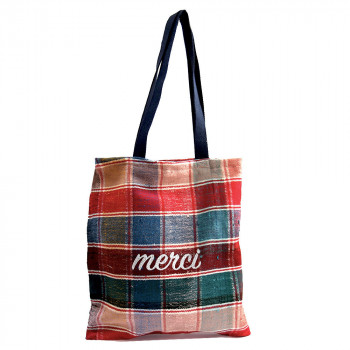 Tote bag personnalise Merci maud fourier