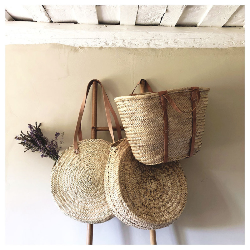 large straw market basket maud fourier