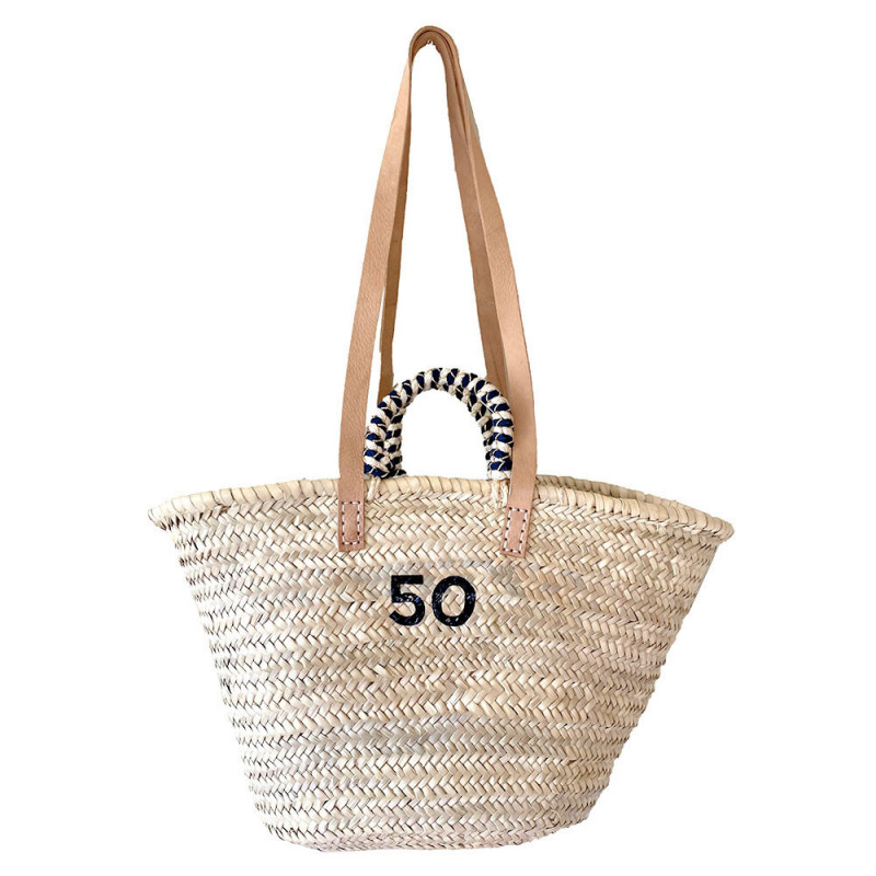 personalized beach basket monogram maud fourier paris