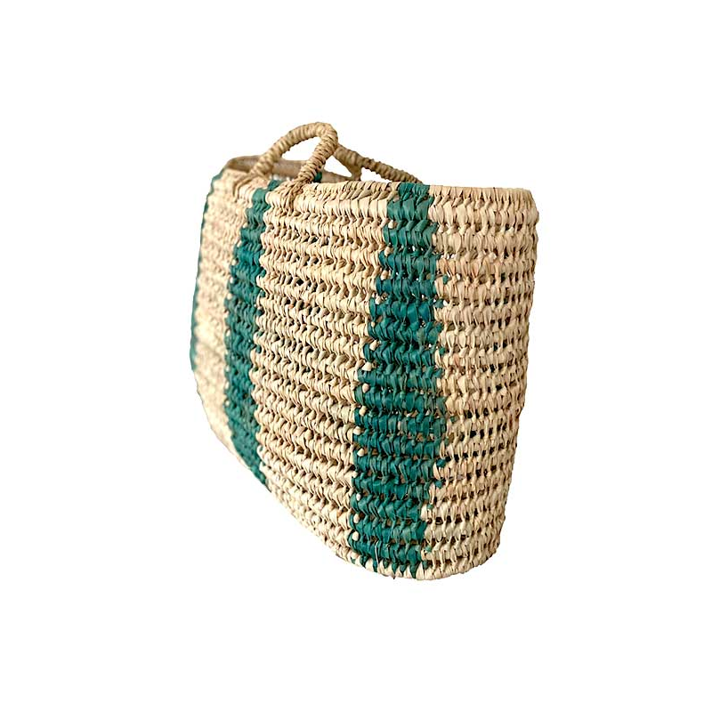 striped moroccan straw basket maud fourier