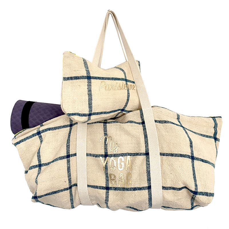 yoga mat bag recycled fabric shoulder worn
