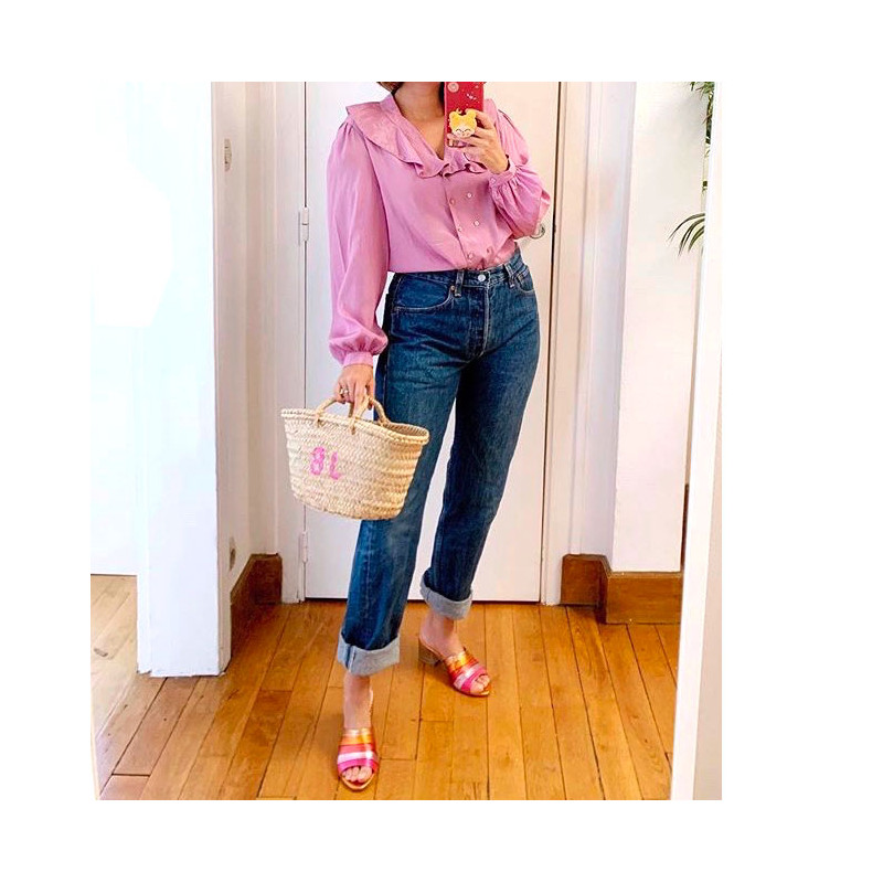 panier plage osier petit personnalisable maud fourier