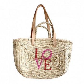 love beach straw basket by maud fourier paris