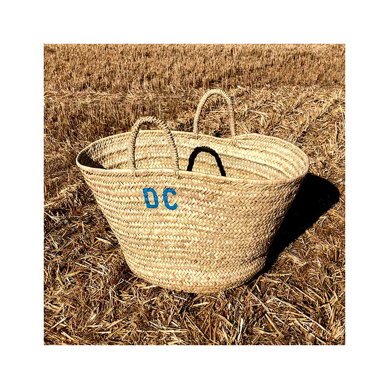 large beach basket customized maud fourier paris with initials