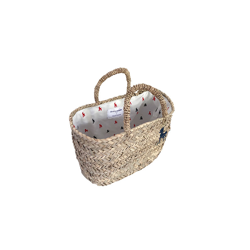 straw basket Ines de la Fressange Paris by maud fourier