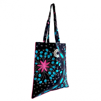 tote bag initiales personnalise wax coton maud fourier