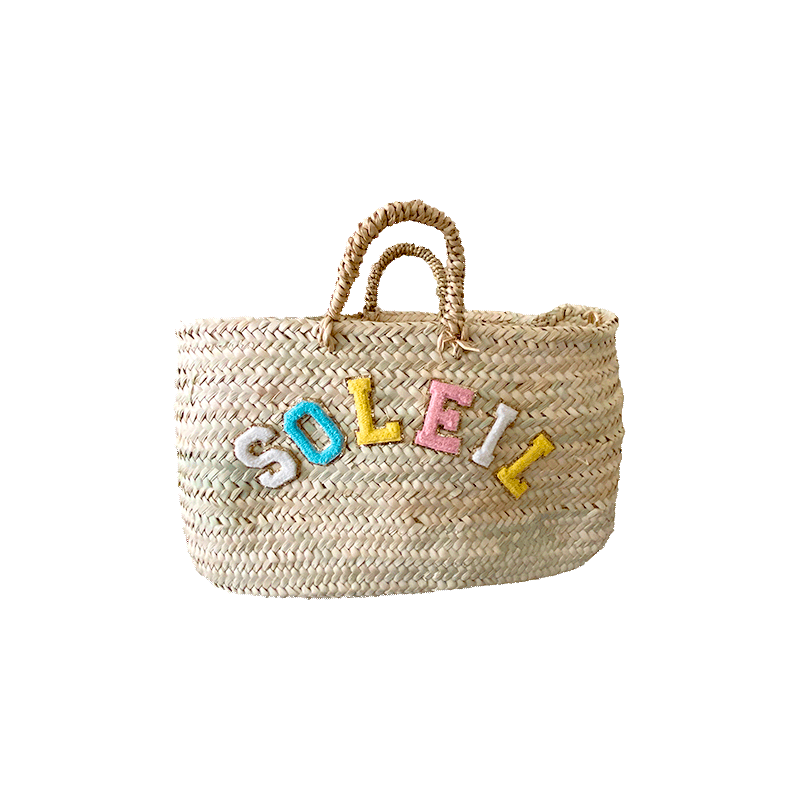 soleil beach straw basket maud fourier