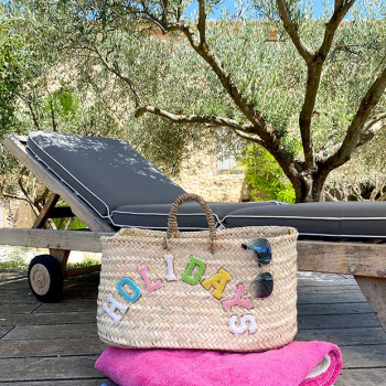 maud fourier holidays straw basket