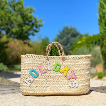 Panier plage osier holidays maud Fourier