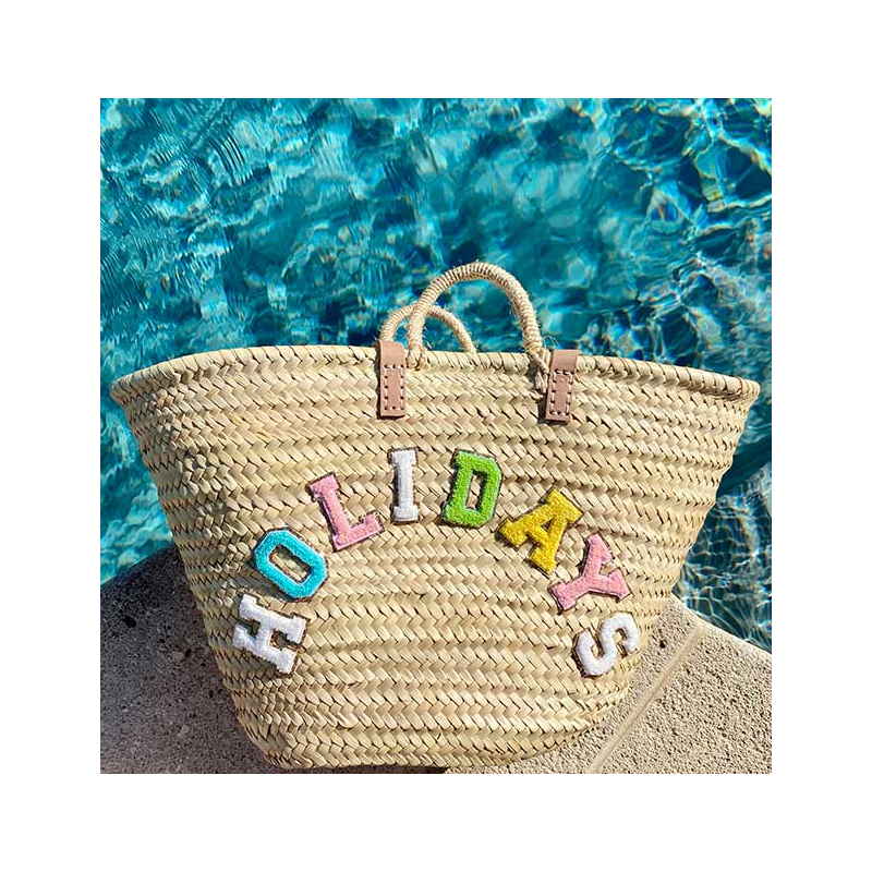 holidays beach straw basket maud fourier paris
