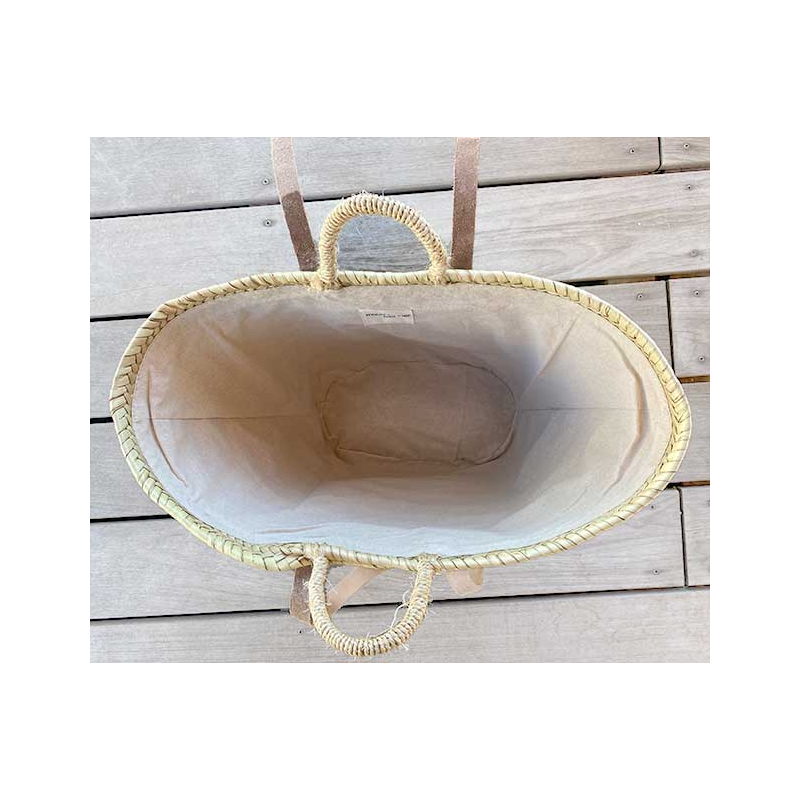 beach straw basket by maud fourier paris