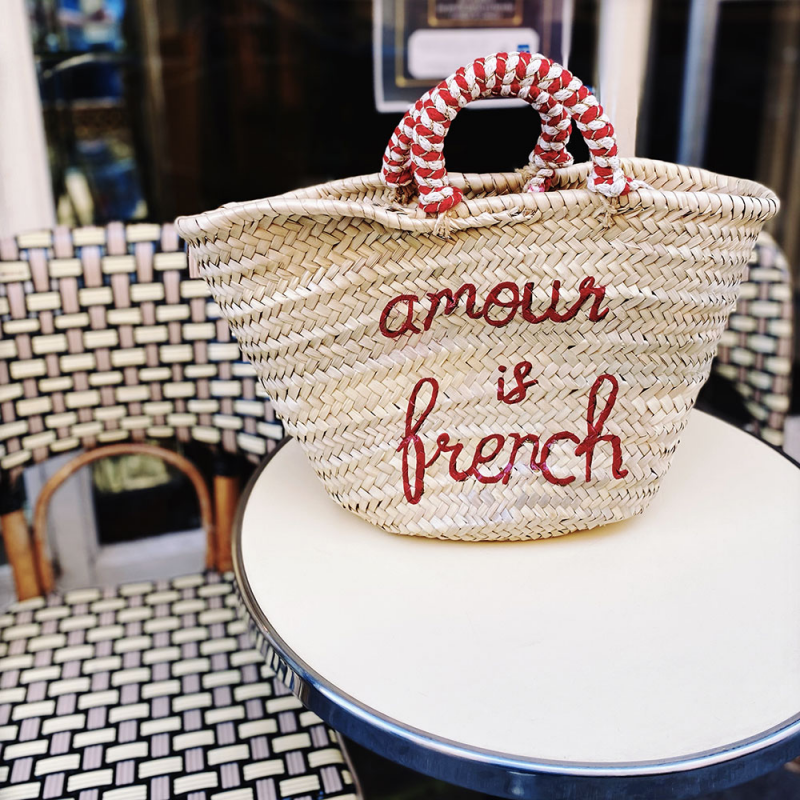 amour is french beach straw basket maud fourier