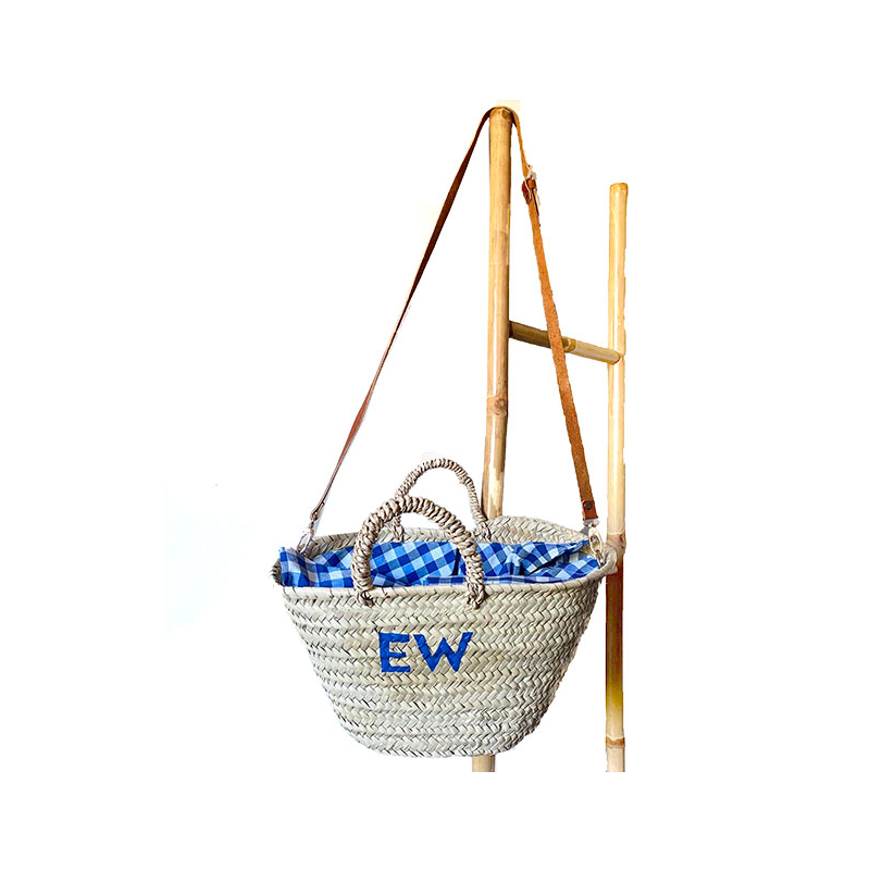 beach Brigitte straw basket monogram maud fourier