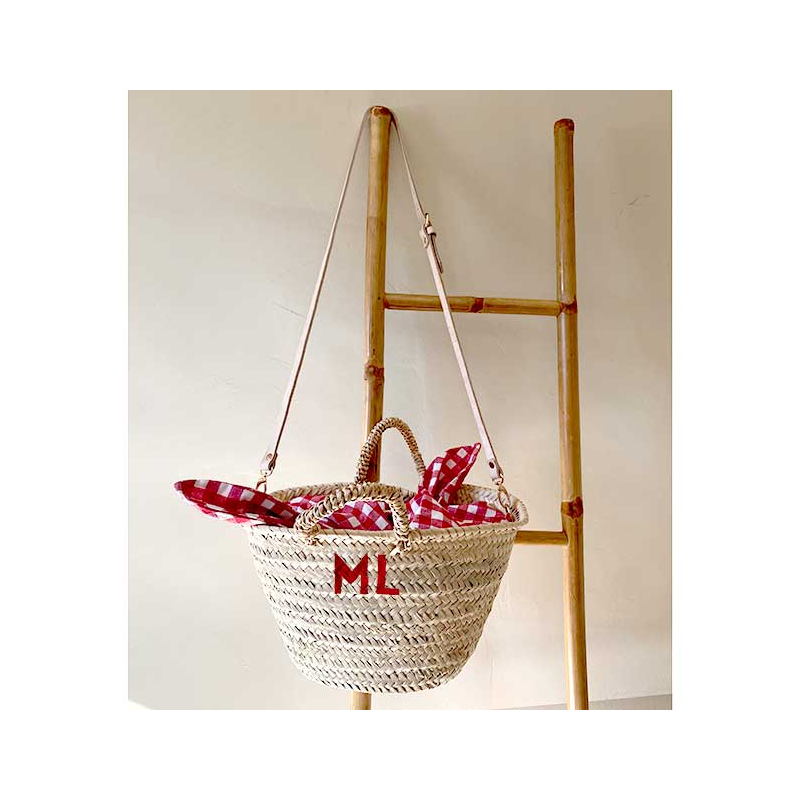 basket monogram brigitte red maud fourier