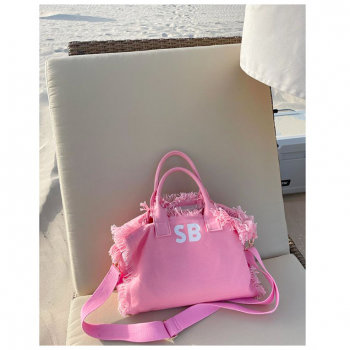 customizable beach tote bag monogram maud fourier