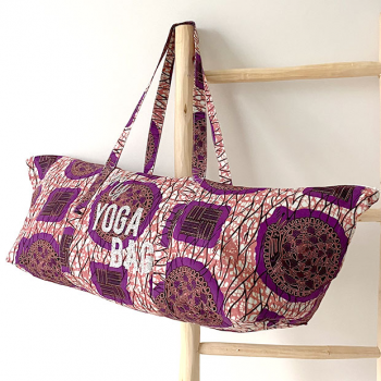 sac tapis de yoga wax rose