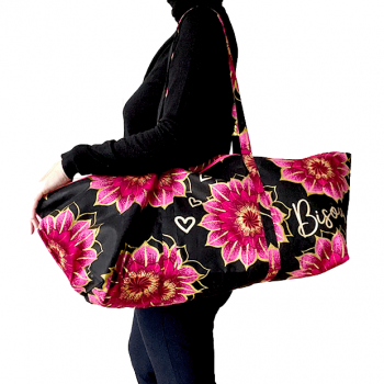 sac tapis de yoga porté épaule