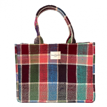 cabas toile recyclee multicolore