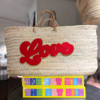 maud fourier beach straw basket