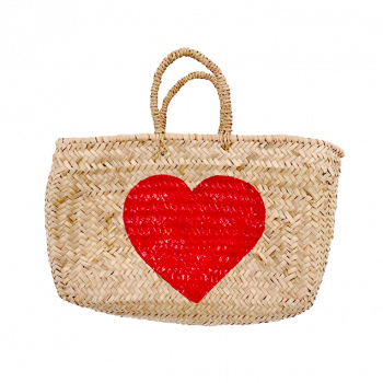 heart personnalized straw basket maud fourier