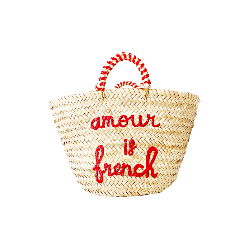 amour is french beach straw basket maud fourier