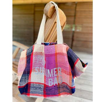 cabas plage tissu recycle my Summer Bag Maud Fourier