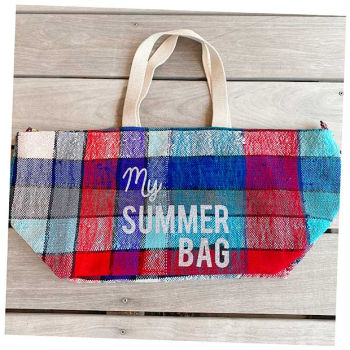 cabas plage tissu recycle my Summer Bag Maud Fourier