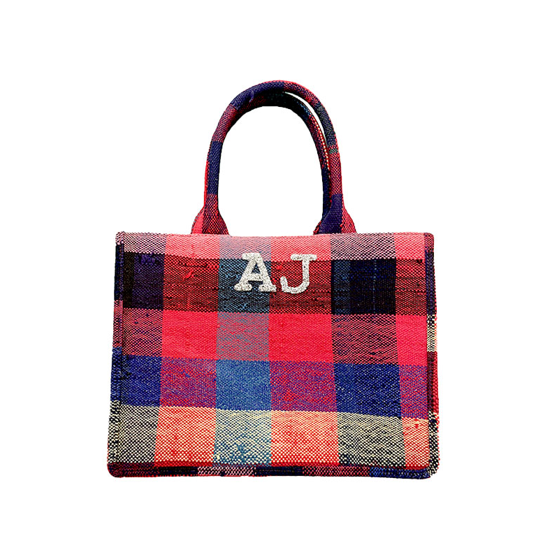 monogram recycled shopping bag by maud fourier