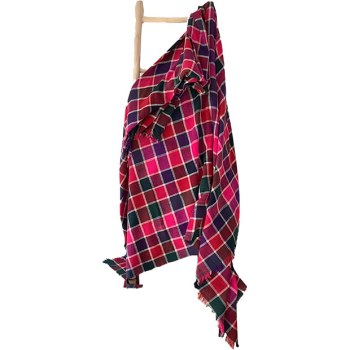 plaid berbere haik recycle rouge maud fourier