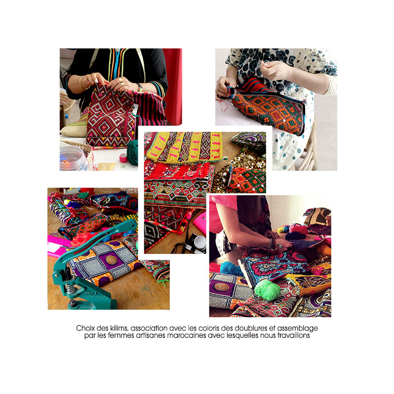 pochette kilim vintage maud fourier confection