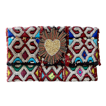 pochette kilim berbere recycle maud fourier