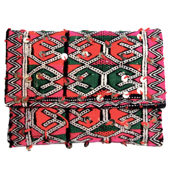 pochette Kilim multicolore maud fourier