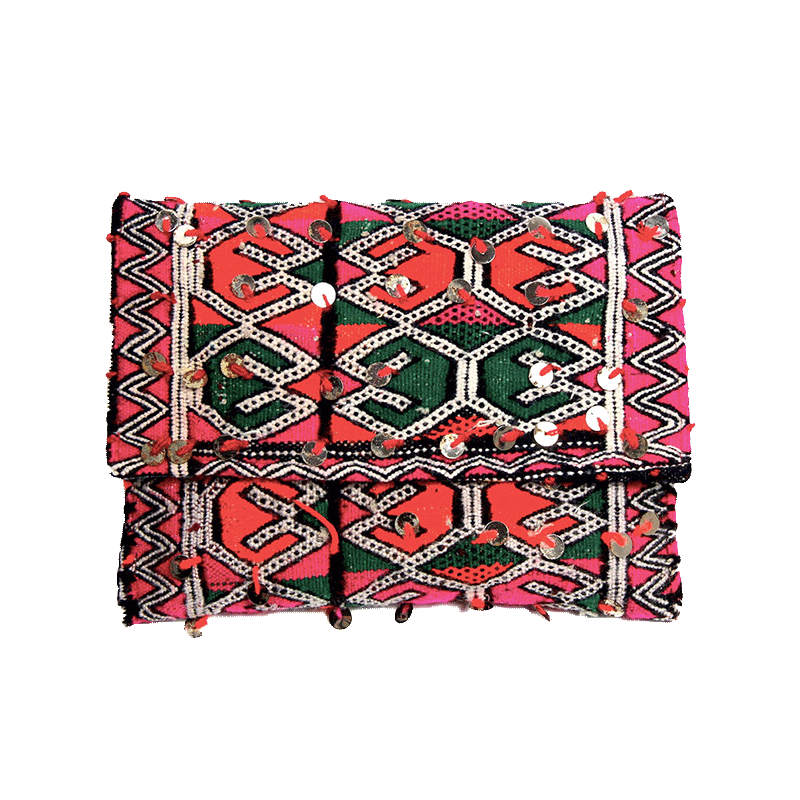 pochette Kilim multicolore maud fourier