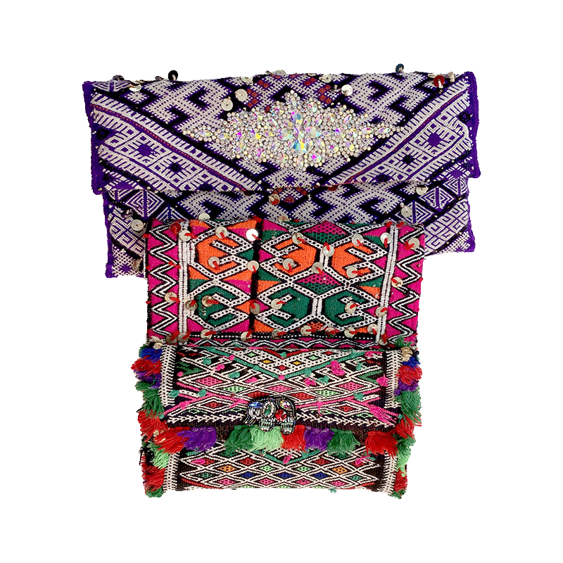pochette Kilim multicolore maud fourier
