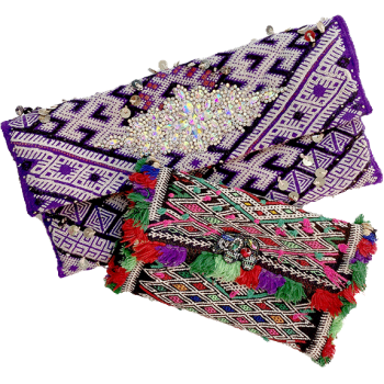 pochette kilim berbere recycle maud fourier