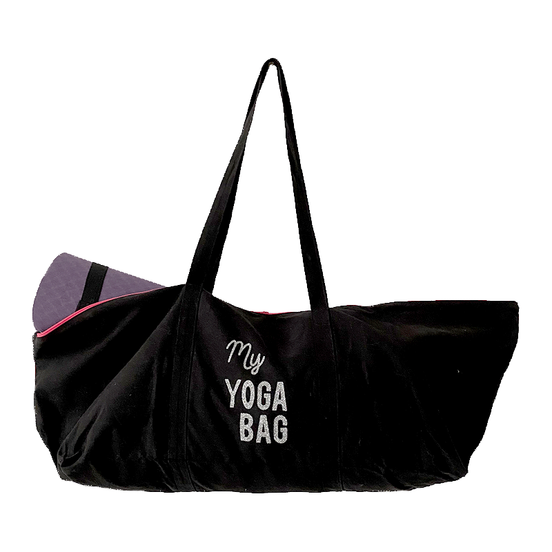 yoga mat bag by Maud Fourier Paris with “My Yoga Bag” print