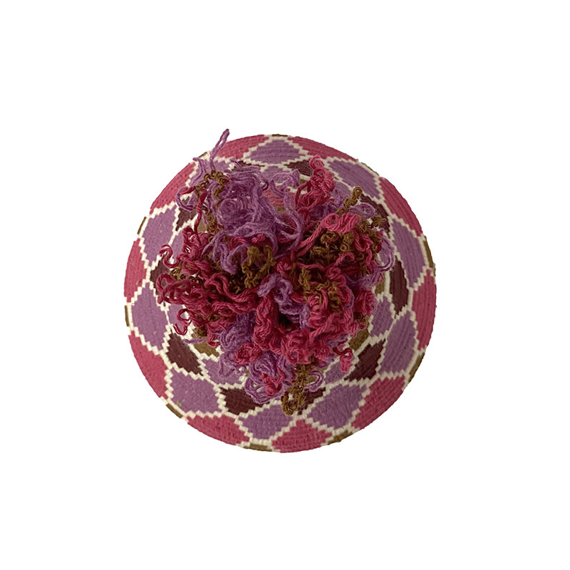 couvercle boite berbere rose osier vintage maud fourier