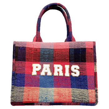 paris recycled shopping bag by maud fourier